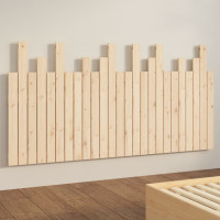Produktbild för Väggmonterad huvudgavel 159,5x3x80 cm massiv furu