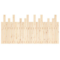 Produktbild för Väggmonterad huvudgavel 159,5x3x80 cm massiv furu