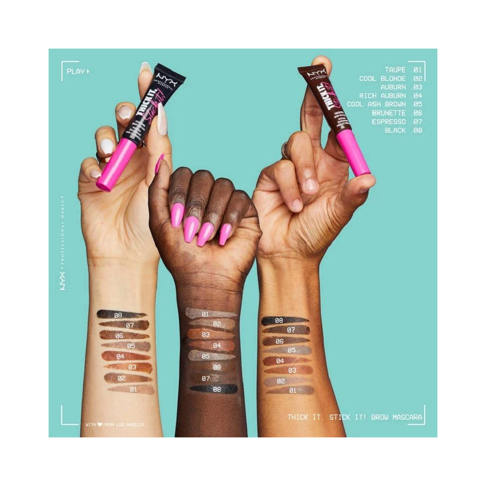 Produktbild för PROF. MAKEUP  Thick it. Stick it! Brow Mascara - Taupe