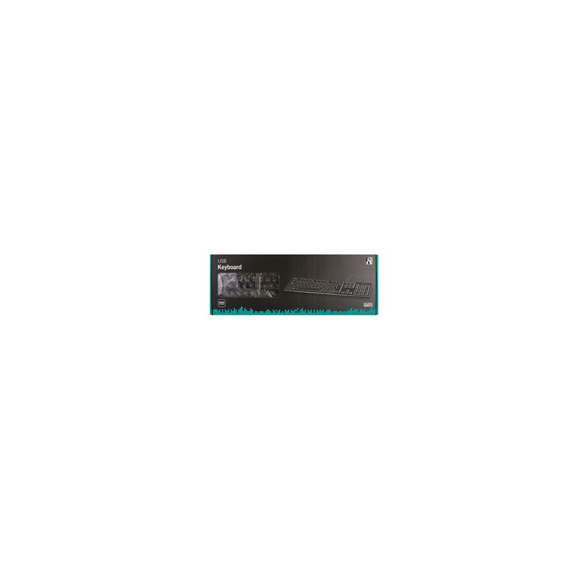 Produktbild för Deltaco TB-626 tangentbord USB Nordic Svart