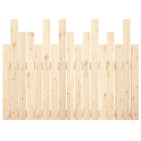 Produktbild för Väggmonterad huvudgavel 108x3x80 cm massiv furu