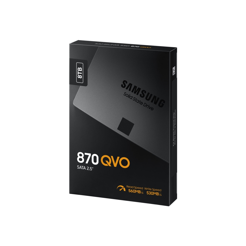 Produktbild för Samsung 870 QVO MZ-77Q8T0BW - SSD - 8 TB - SATA 6Gb/s