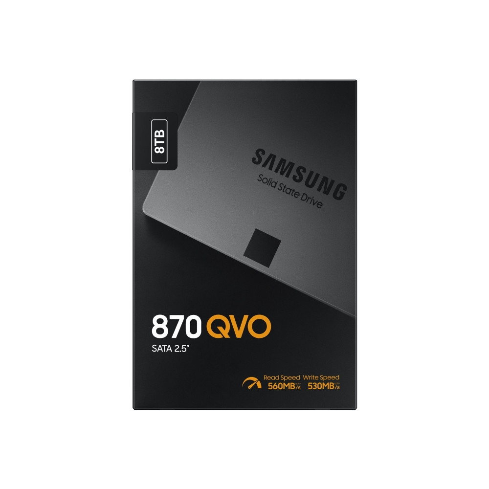Produktbild för Samsung 870 QVO MZ-77Q8T0BW - SSD - 8 TB - SATA 6Gb/s