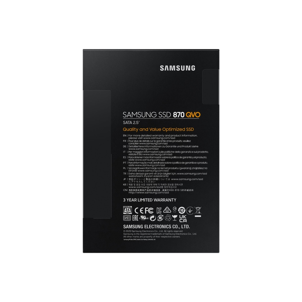 Produktbild för Samsung 870 QVO MZ-77Q8T0BW - SSD - 8 TB - SATA 6Gb/s