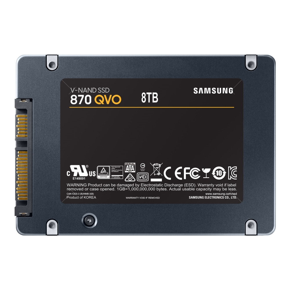 Produktbild för Samsung 870 QVO MZ-77Q8T0BW - SSD - 8 TB - SATA 6Gb/s