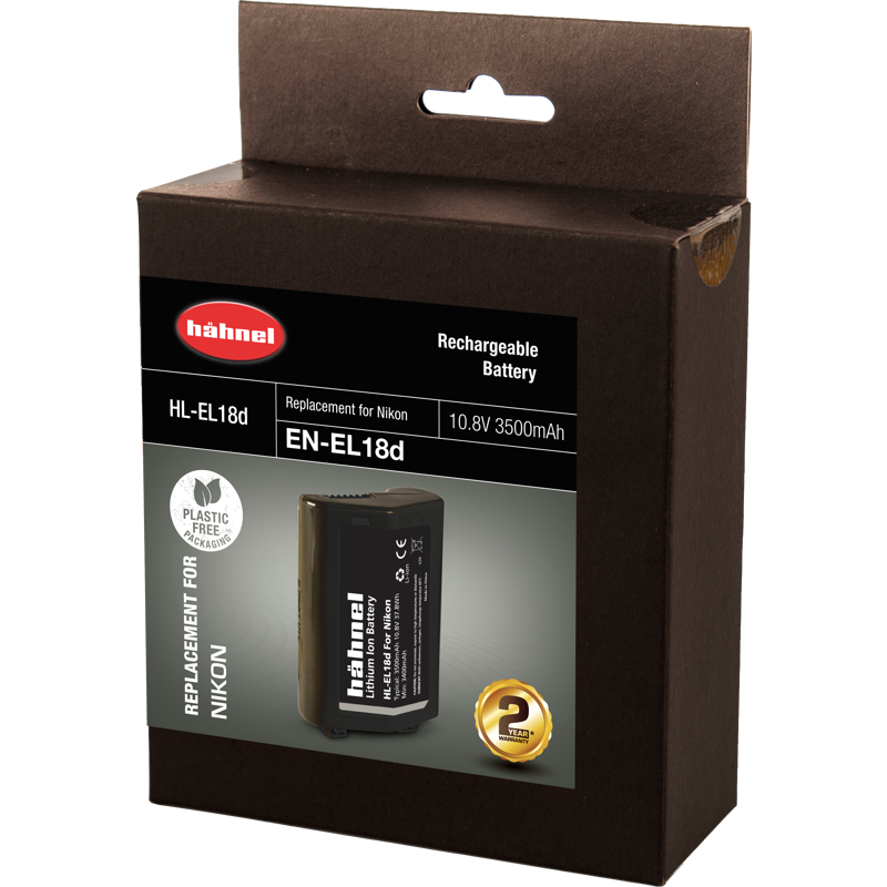 Produktbild för Hähnel Battery Nikon HL-EL18d / EN-EL18D