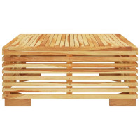 Produktbild för Soffbord för trädgården 69,5x69,5x31 cm massiv teak