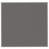 Miniatyr av produktbild för Tyngdtäcke grå 220x240 cm 11 kg tyg