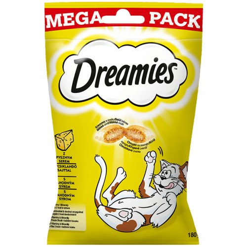 Dreamies Dreamies 4008429092039 godis till hund och katt Snacks Ost 180 g