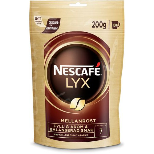 Nescafé Lyx Mellanrost Softpack 200g