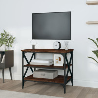 Produktbild för Tv-bänk brun ek 60x40x50 cm konstruerat trä