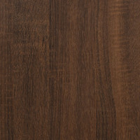 Produktbild för Sidobord brun ek 40x42x50 cm konstruerat trä