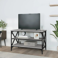 Produktbild för Tv-bänk grå sonoma 80x40x50 cm konstruerat trä