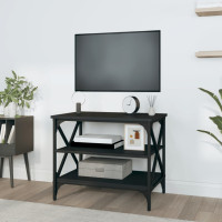 Produktbild för Tv-bänk svart 60x40x50 cm konstruerat trä