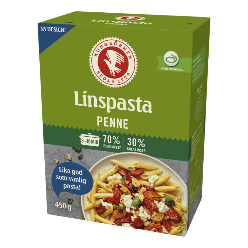 Produktbild för Linspasta Penne 450G