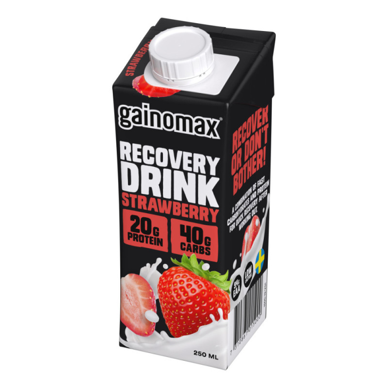 Produktbild för Recovery Drink Strawberry 250ml