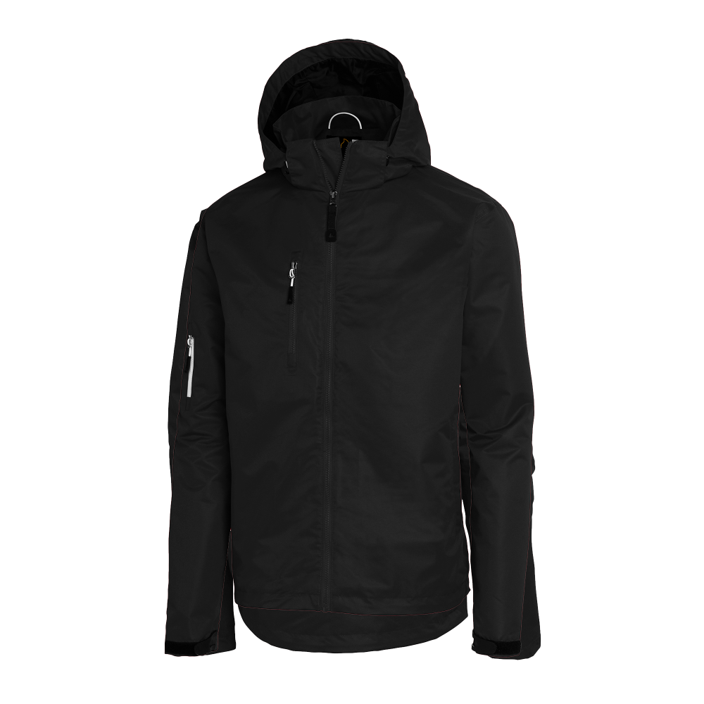 Produktbild för Barber Jacket Black Male