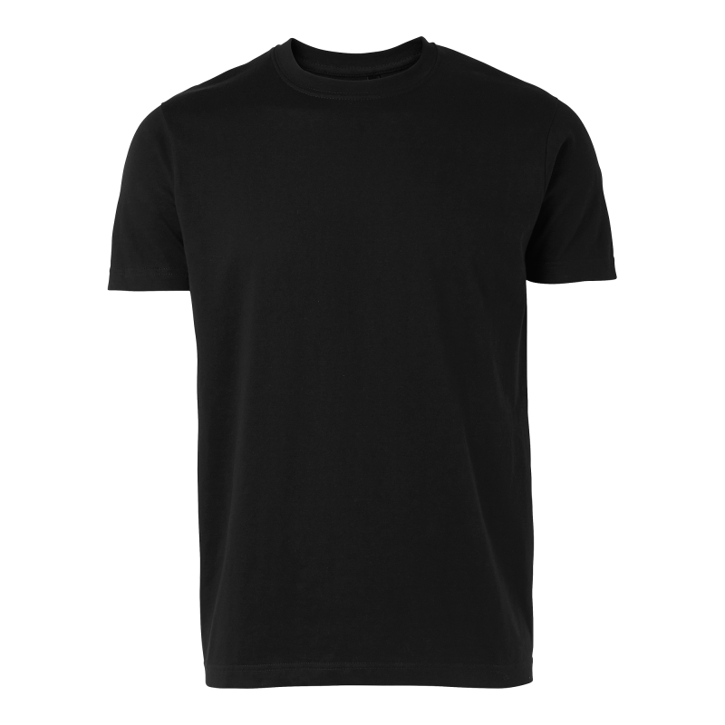 Produktbild för Basic T-shirt Black Unisex