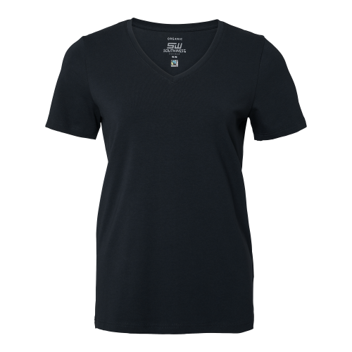 South West Scarlet T-shirt w Navy Female