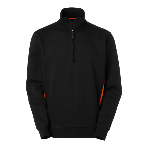 South West Webber Sweat Black/orange Male - Zip-tröjor