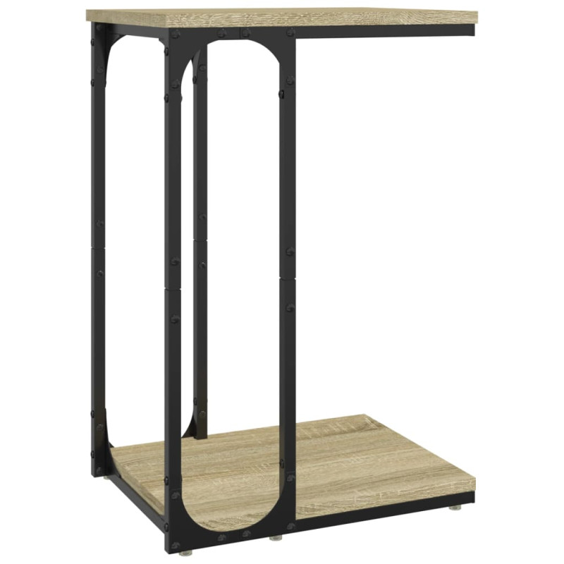 Produktbild för Soffbord sonoma-ek 40x30x60 cm konstruerat trä