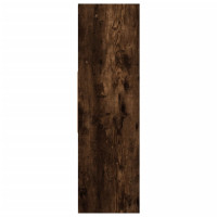 Produktbild för Bokhylla rökfärgad ek 97,5x29,5x100 cm konstruerat trä