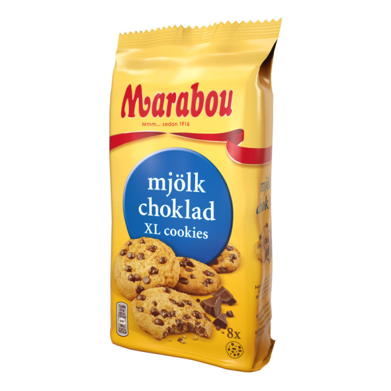 Produktbild för Kakor XL Mjölkchoklad 184G