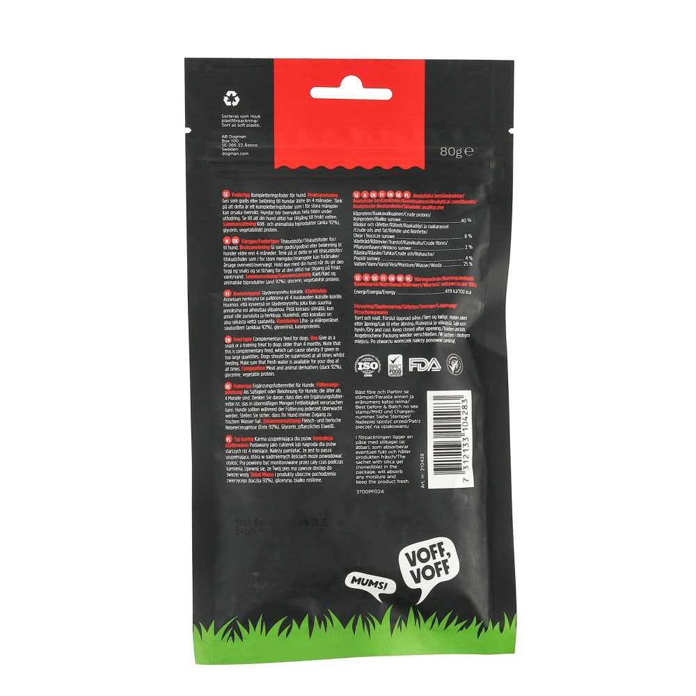 Produktbild för Meaty Kuber av Anka Hundgodis