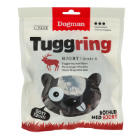Miniatyr av produktbild för Dogman Tuggring pressad hjort M 12,5cm