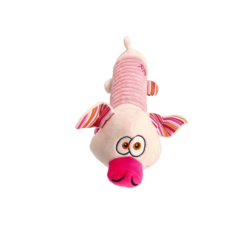 Produktbild för Dogman Leksak PiggeTub Rosa L 30cm