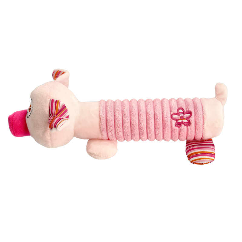 Produktbild för Dogman Leksak PiggeTub Rosa L 30cm