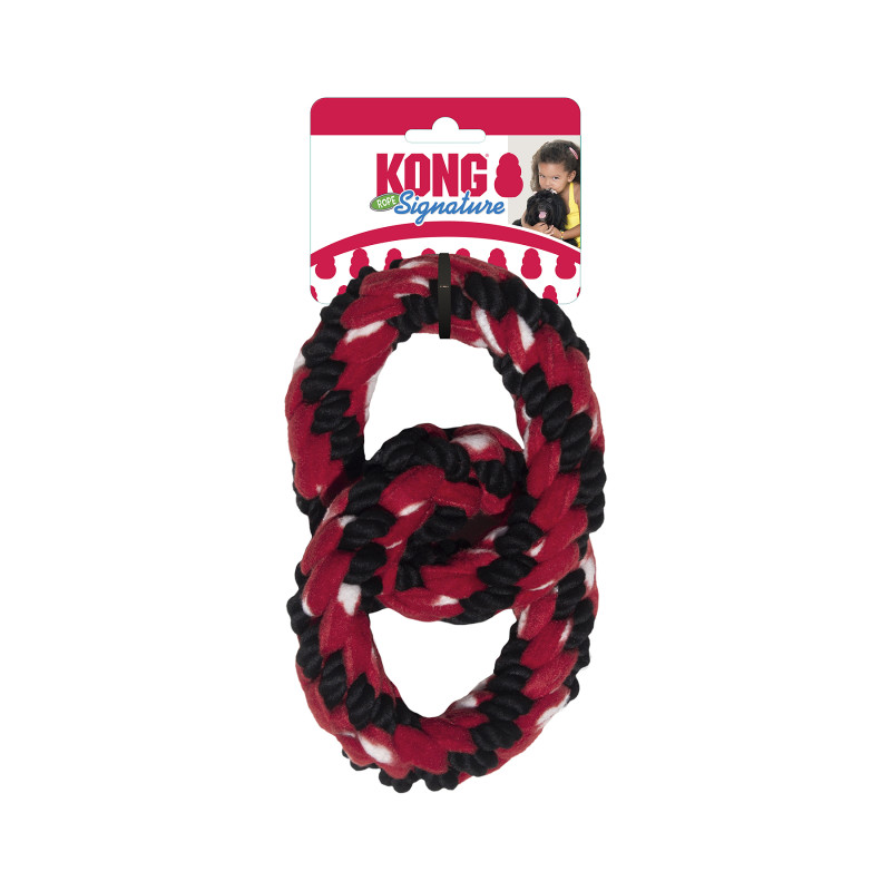 Produktbild för KONG Leksak Signature Ring Tug Flerfärgad 23cm