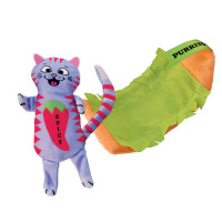 Produktbild för Kong Leksak Pull-a-partz Purrito Flerfärgad