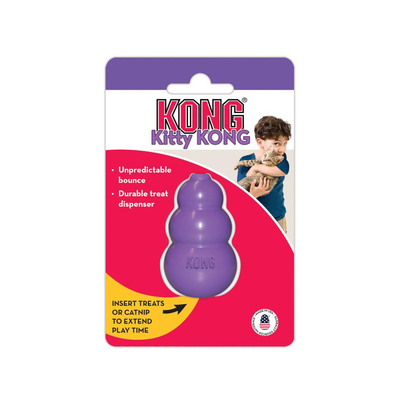 Produktbild för KONG Leksak Kong Kitty Lila XS