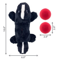 Produktbild för Kong Cozie Pocketz Skunk Flerfärgad