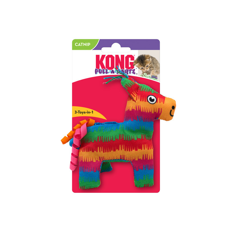 Produktbild för KONG Pull-A-Partz Pinata Flerfärgad 18cm