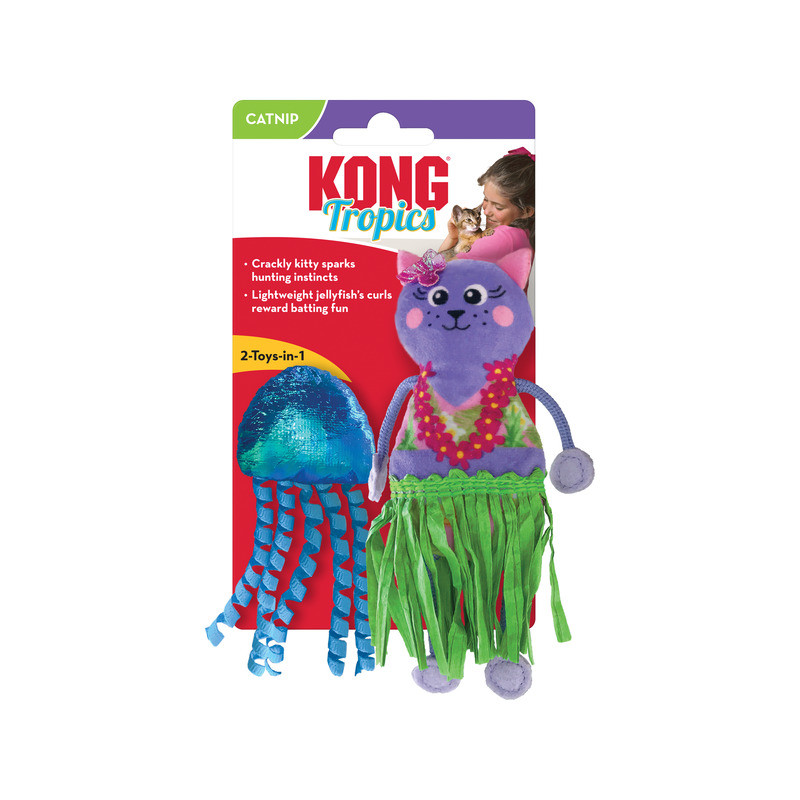 Produktbild för KONG Tropics Hula Flerfärgad 20cm