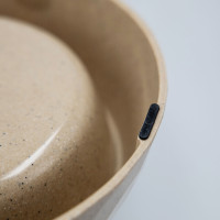 Produktbild för Matskål Stone Beige