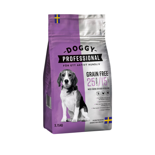 Doggy Professional Professional Grain Free Hundfoder 3,75kg