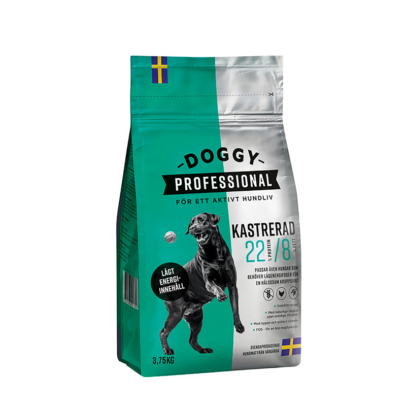 Produktbild för Doggy Professional Torrfoder kycklin 3,75kg