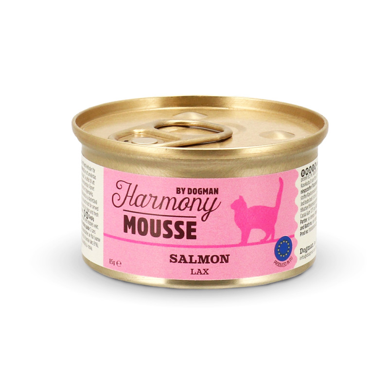 Produktbild för Harmony Catfood Mousse Adult Salmon 85g