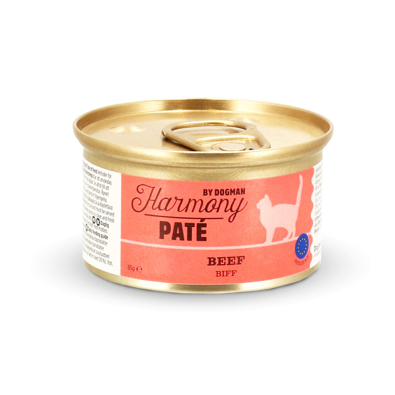 Produktbild för Harmony Catfood Paté Adult Beef 85g