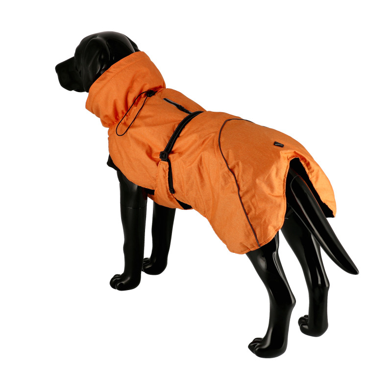 Produktbild för Dogman Vintertäcke Pom Orange 60cm