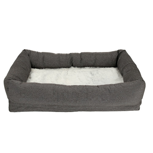 DOGMAN Classy Memory Foam Hundbädd Grå XL