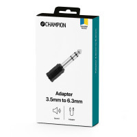 Miniatyr av produktbild för Adapter 3,5mm hona till 6,3mm