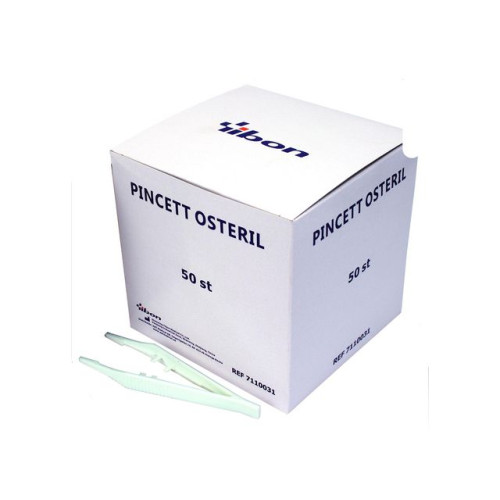 yibon Pincett plast osteril vit 50/fp