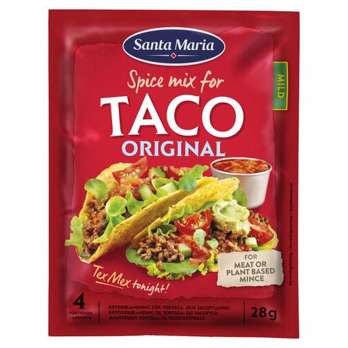 Santa Maria Taco Spice Mix Mild 28g