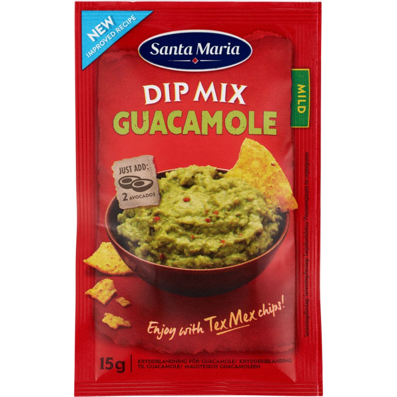 Produktbild för Guacamole Dip Mix 15g