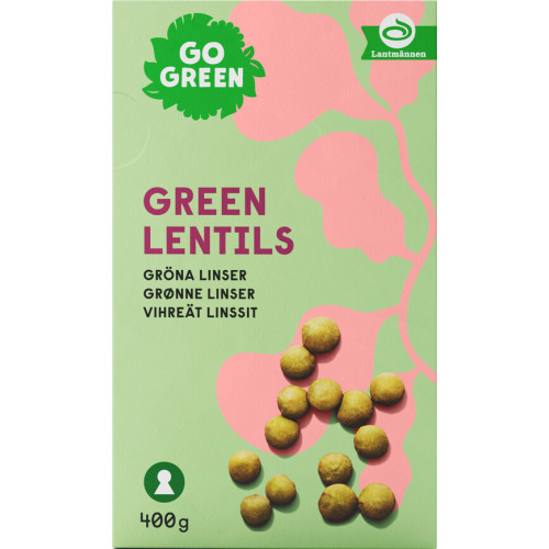 GoGreen Gröna linser 400 g