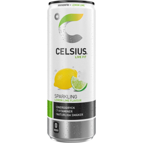Celsius Celsius Citron & Lime Energidryck 35,5 cl